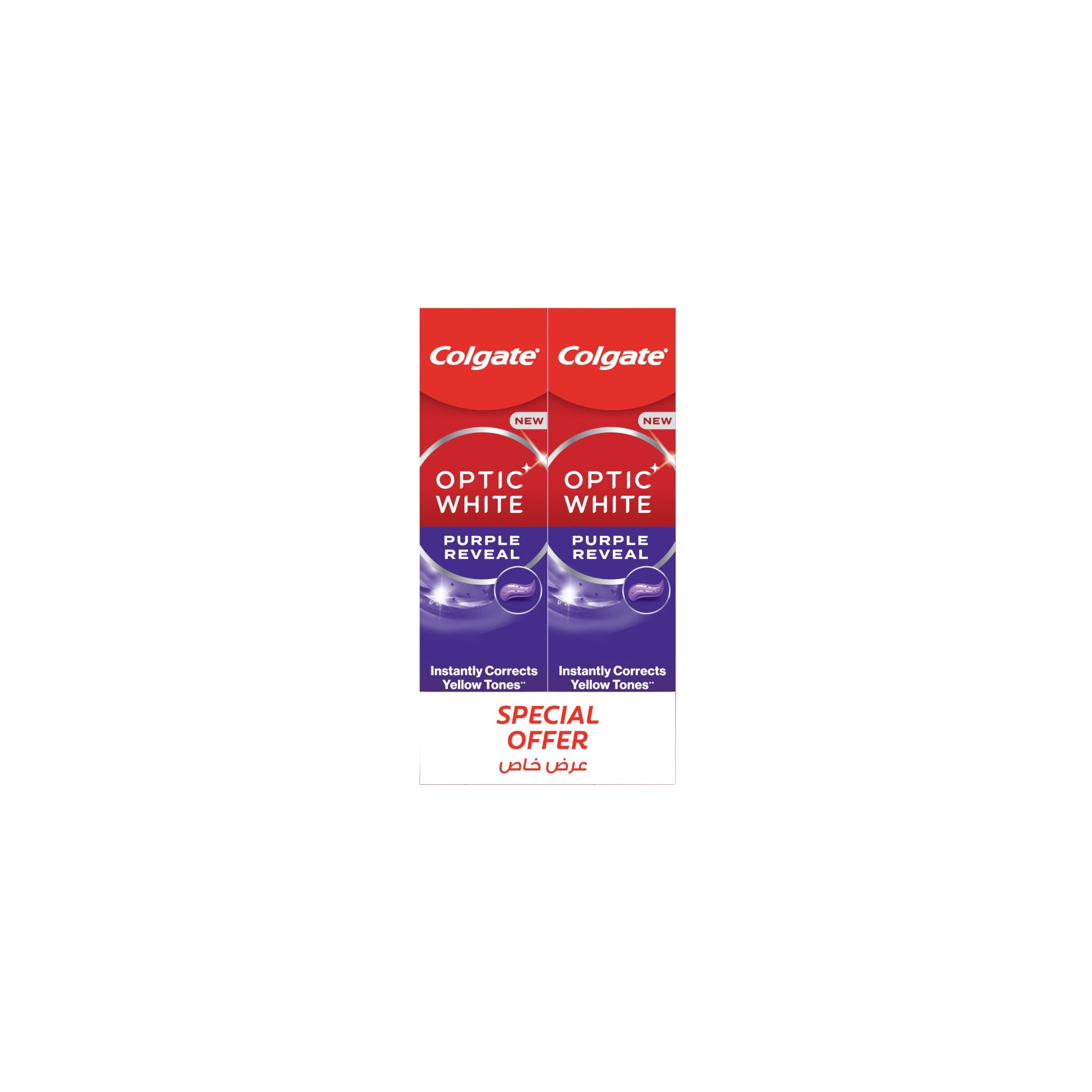 Colgate Max White Purple Reveal Toothpaste 75 ml 2 pcs