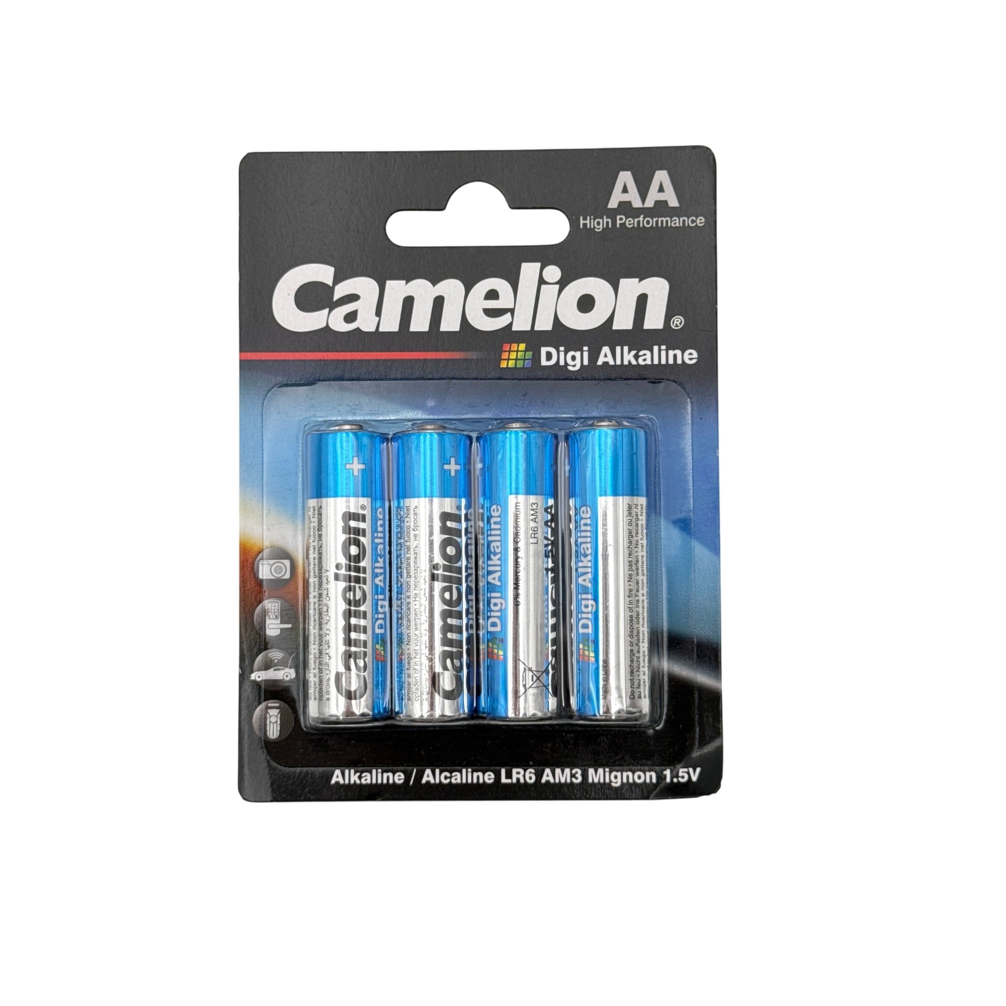 Camelion Digi Alkaline AA Battery 4 Pcs 12+