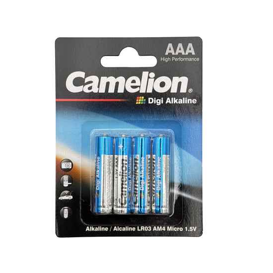 Camelion Digi Alkaline AAA Battery 4 Pcs 12+