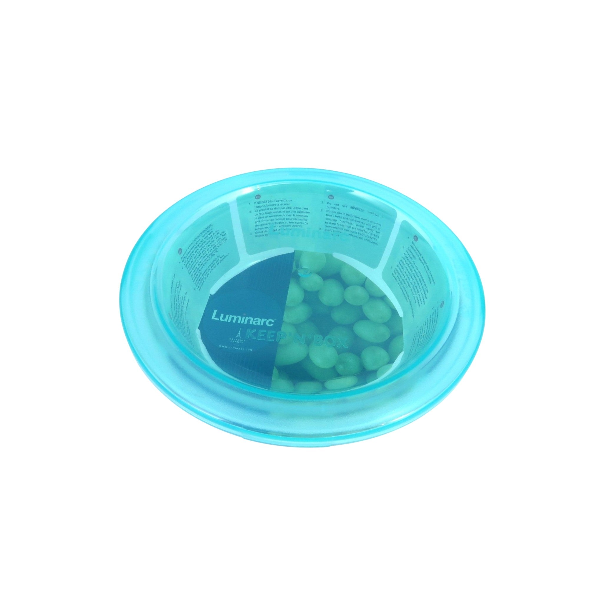 Luminarc Temp Rnd Flat Rim Keep'N Lagon Container 670Ml