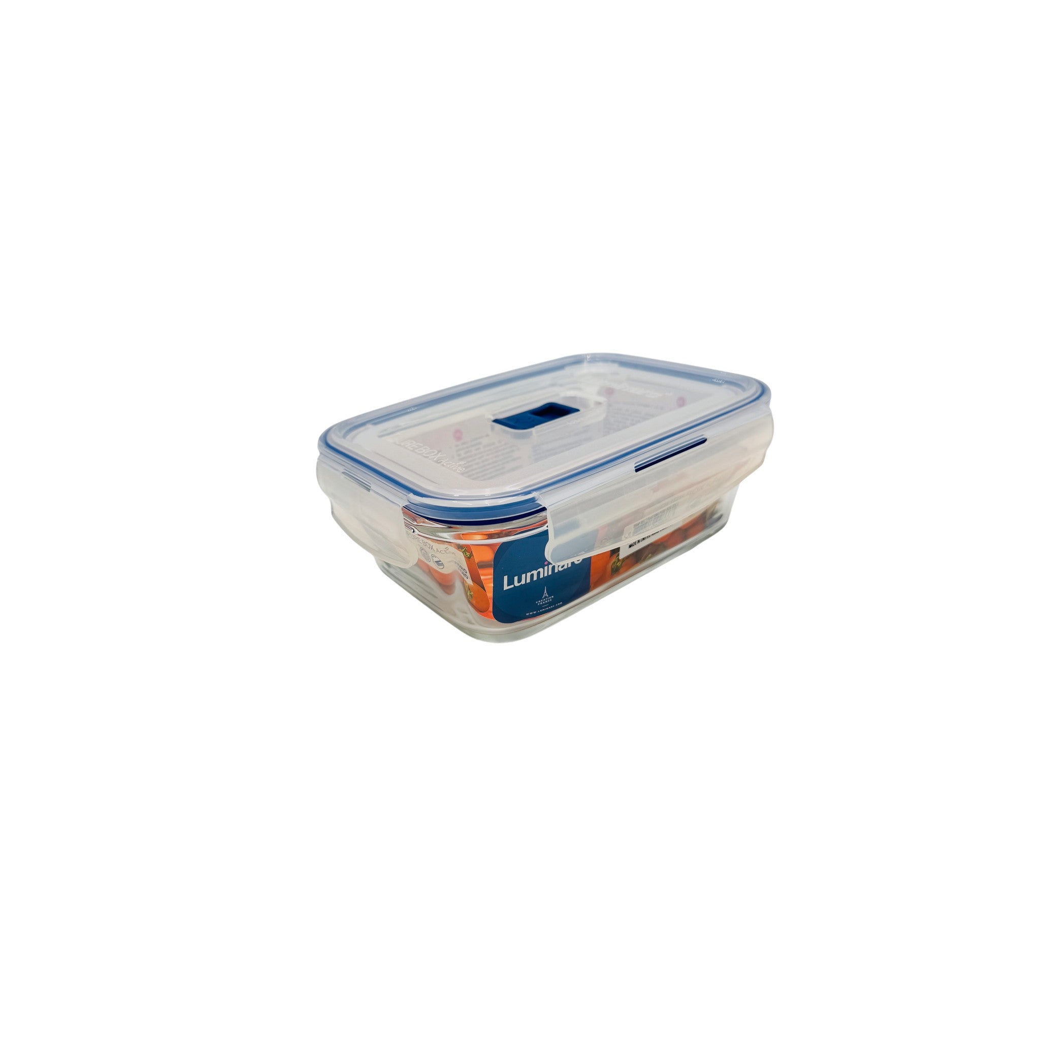 Luminarc Temp Rect Pure Box Container 820Ml Flat Rim