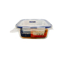 Luminarc Temp Squr Pure Box Container 1220Ml Flat Rim