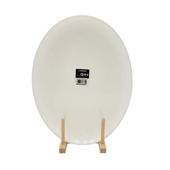 Luminarc Diwali Plain Oval Plate 33Cm