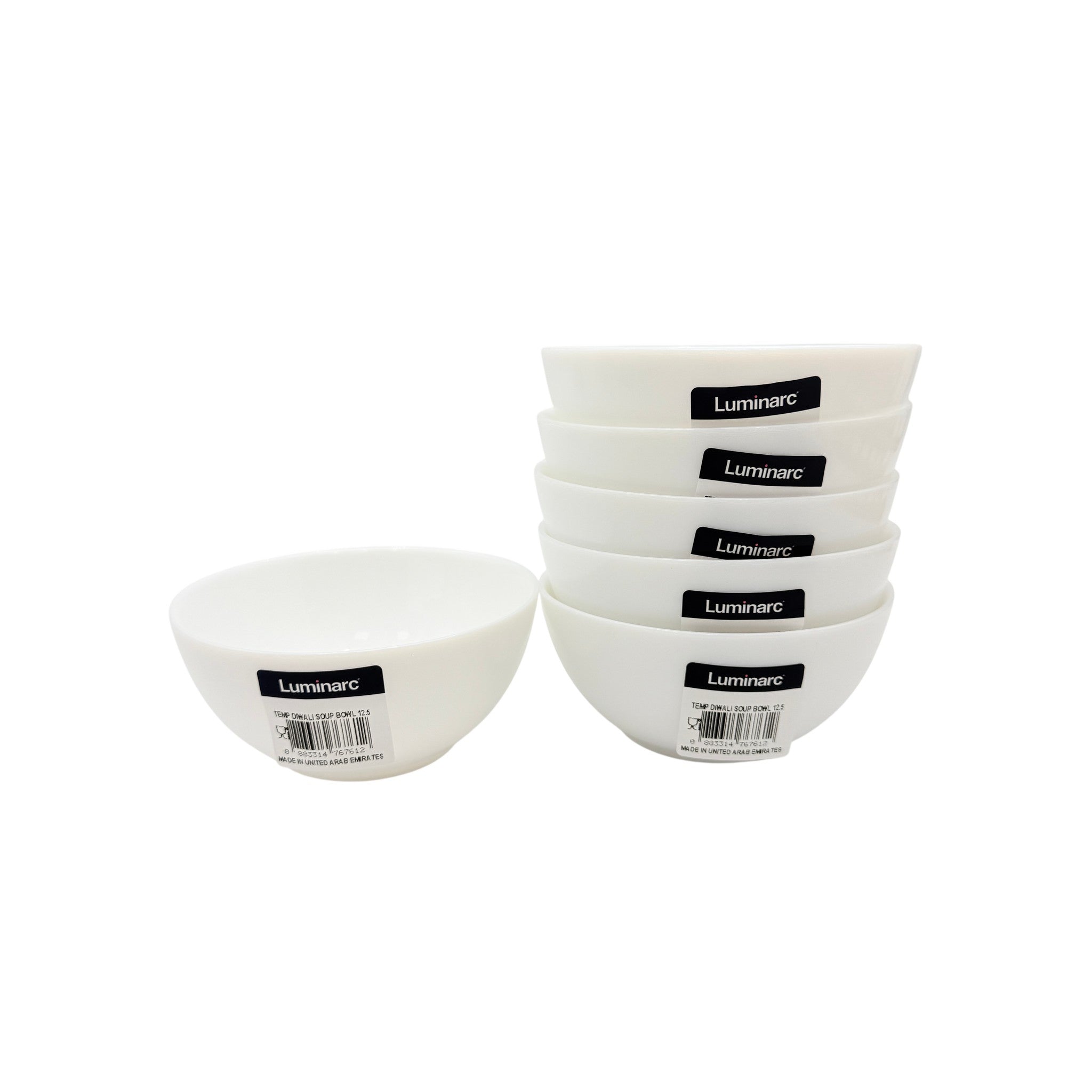 Luminarc Diwali Plain Soup Bowl 12.5Cm