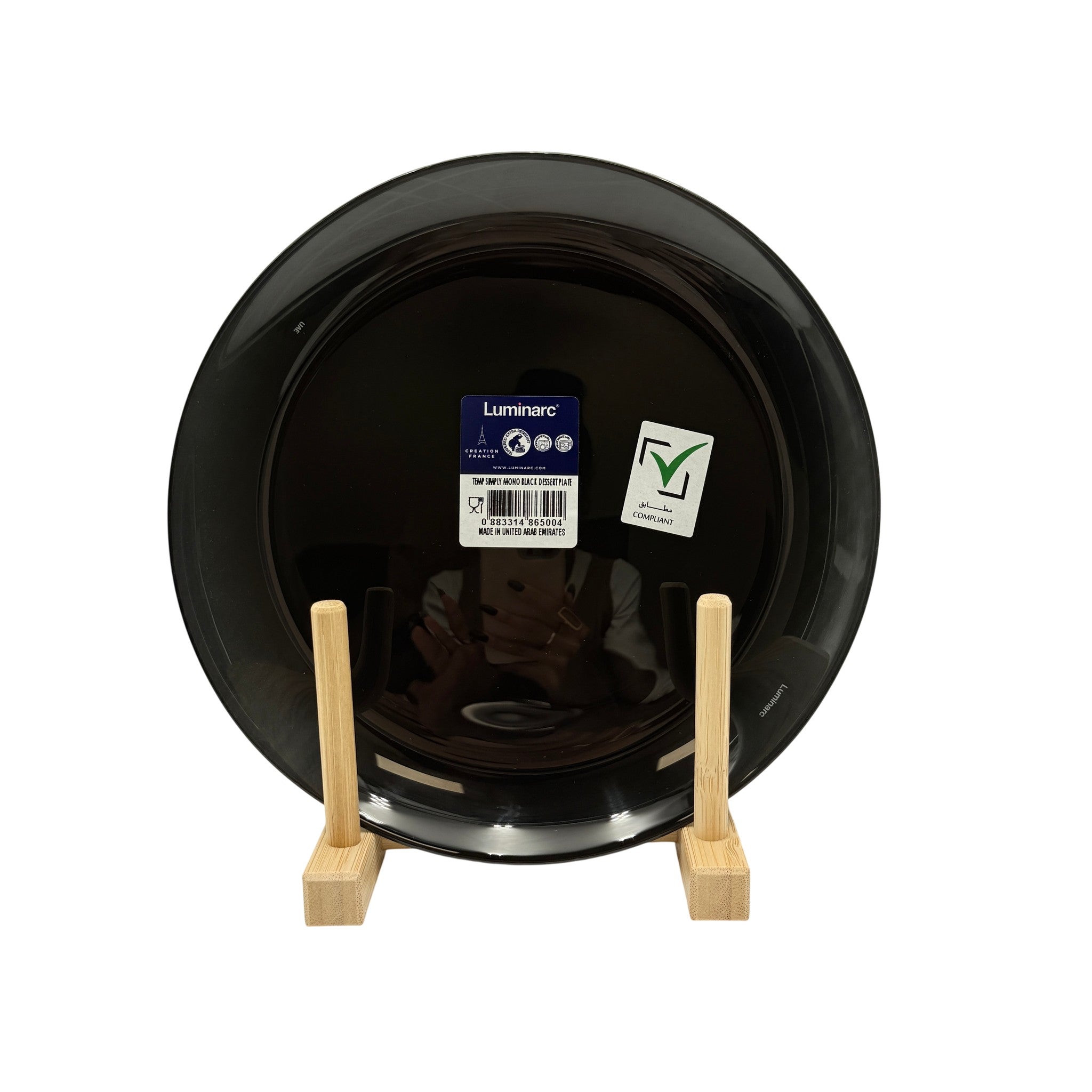 Luminarc Simply Black Dessert Plate 19 Cm
