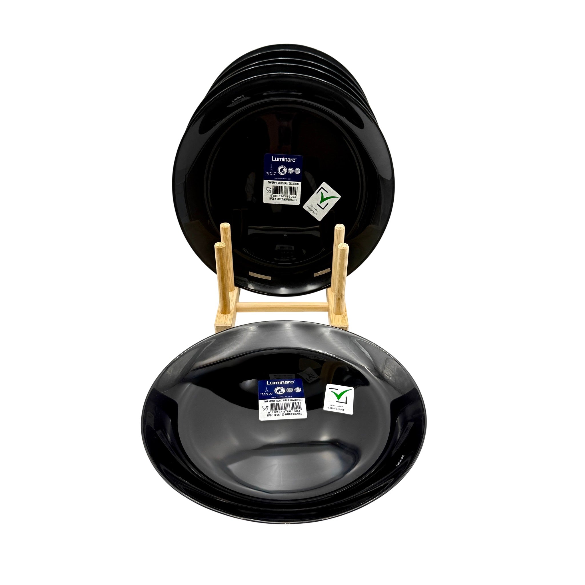 Luminarc Simply Black Dessert Plate 19 Cm