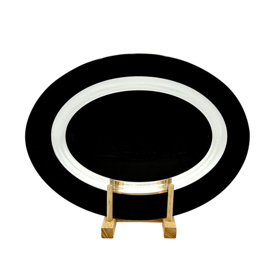 Luminarc Simply Black Oval Plate 35 Cm