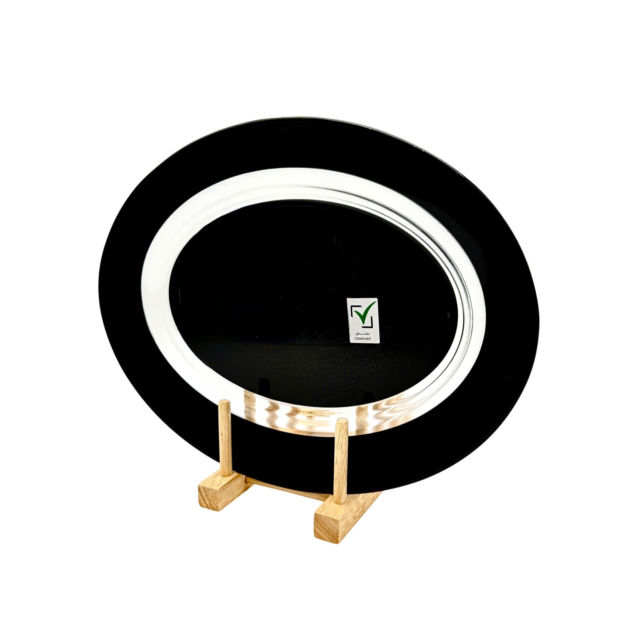 Luminarc Simply Black Oval Plate 35 Cm