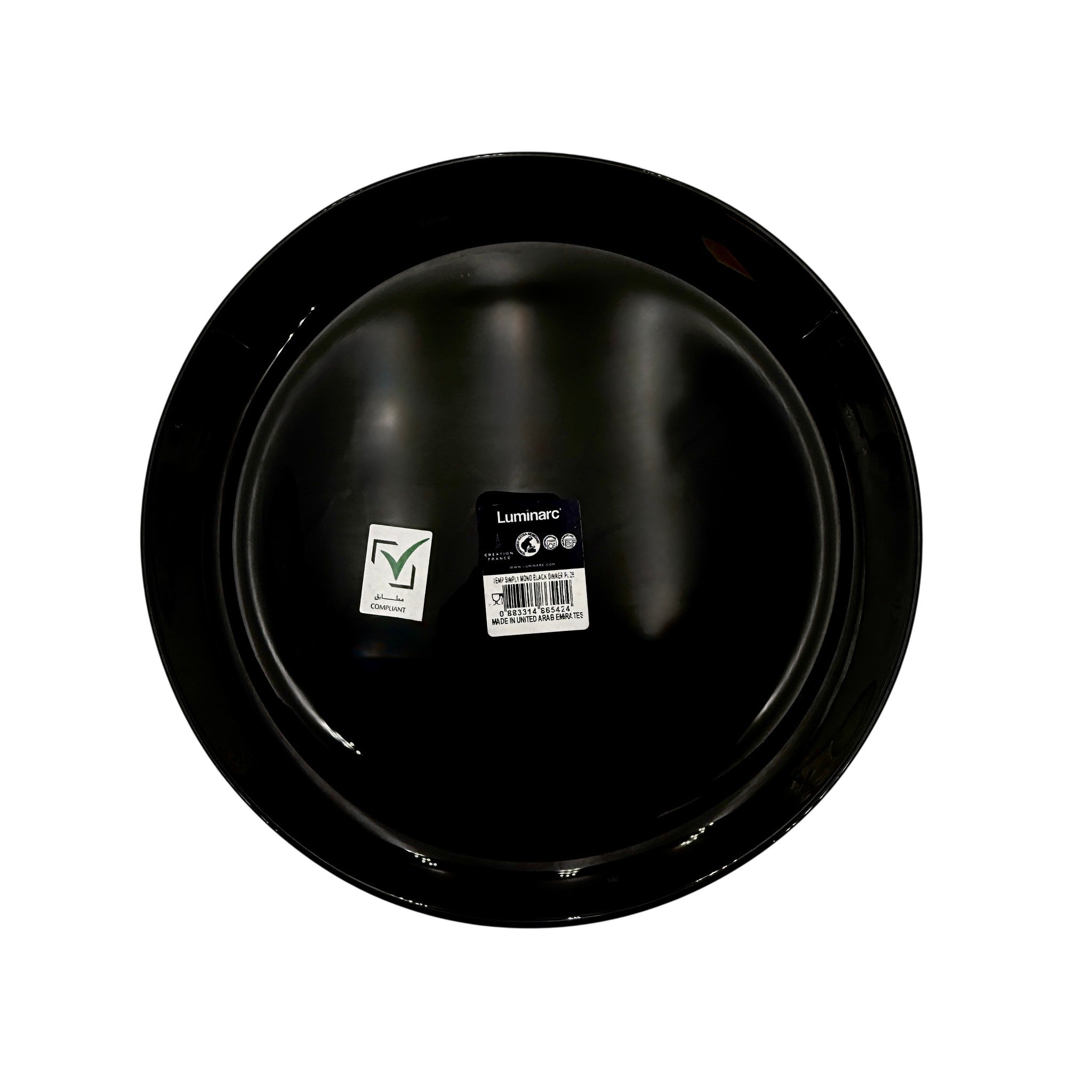 Luminarc Simply Black Dinner Plate 26 Cm