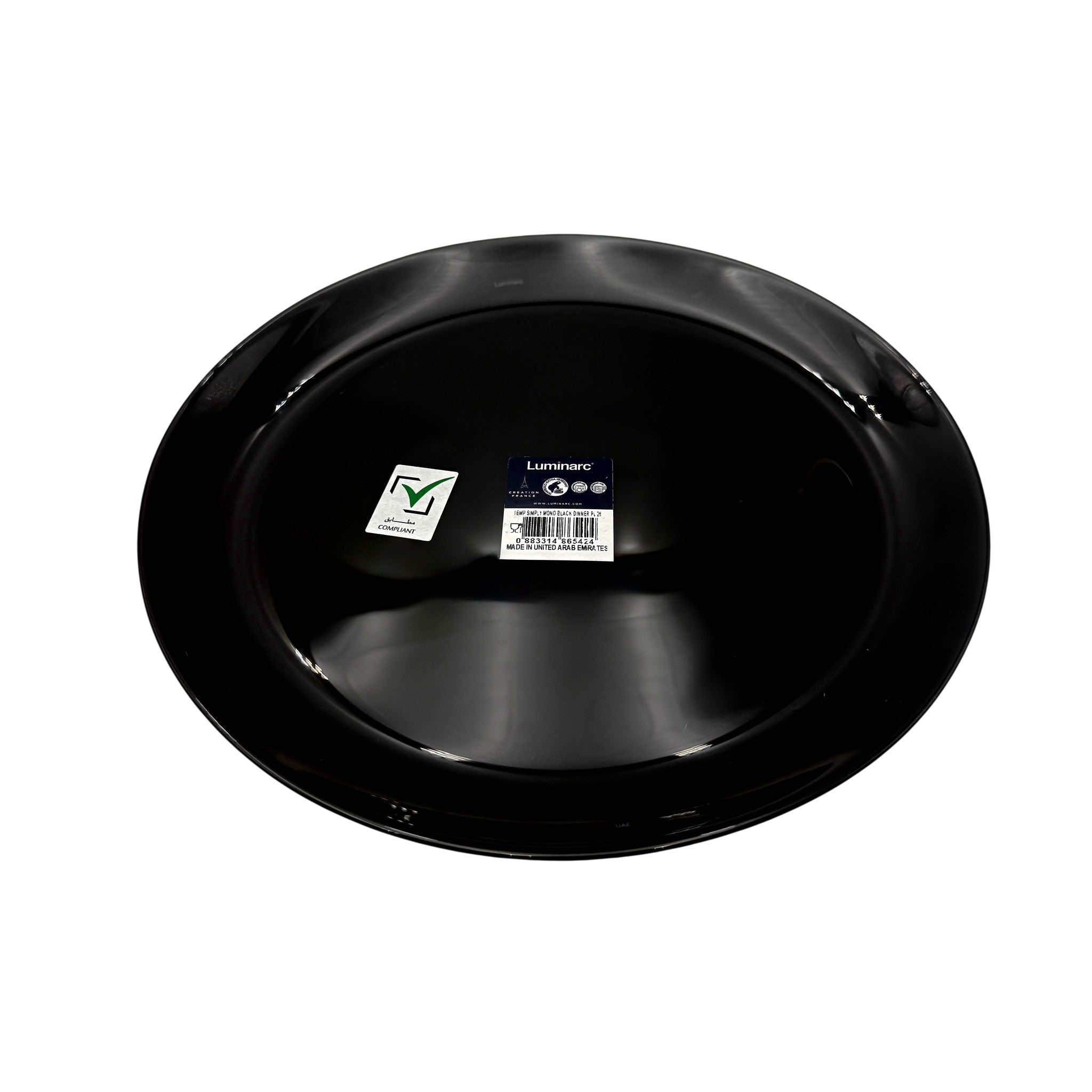 Luminarc Simply Black Dinner Plate 26 Cm