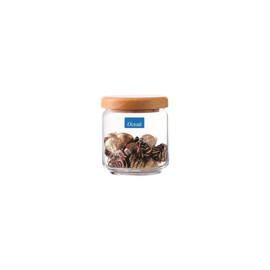 Ocean Wooden Pop Jar 500 ml Set of 1