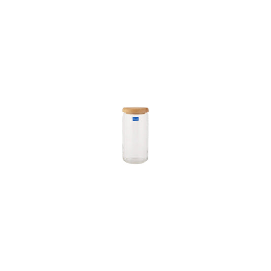 Ocean Wooden Pop Jar 1000 ml Set of 1