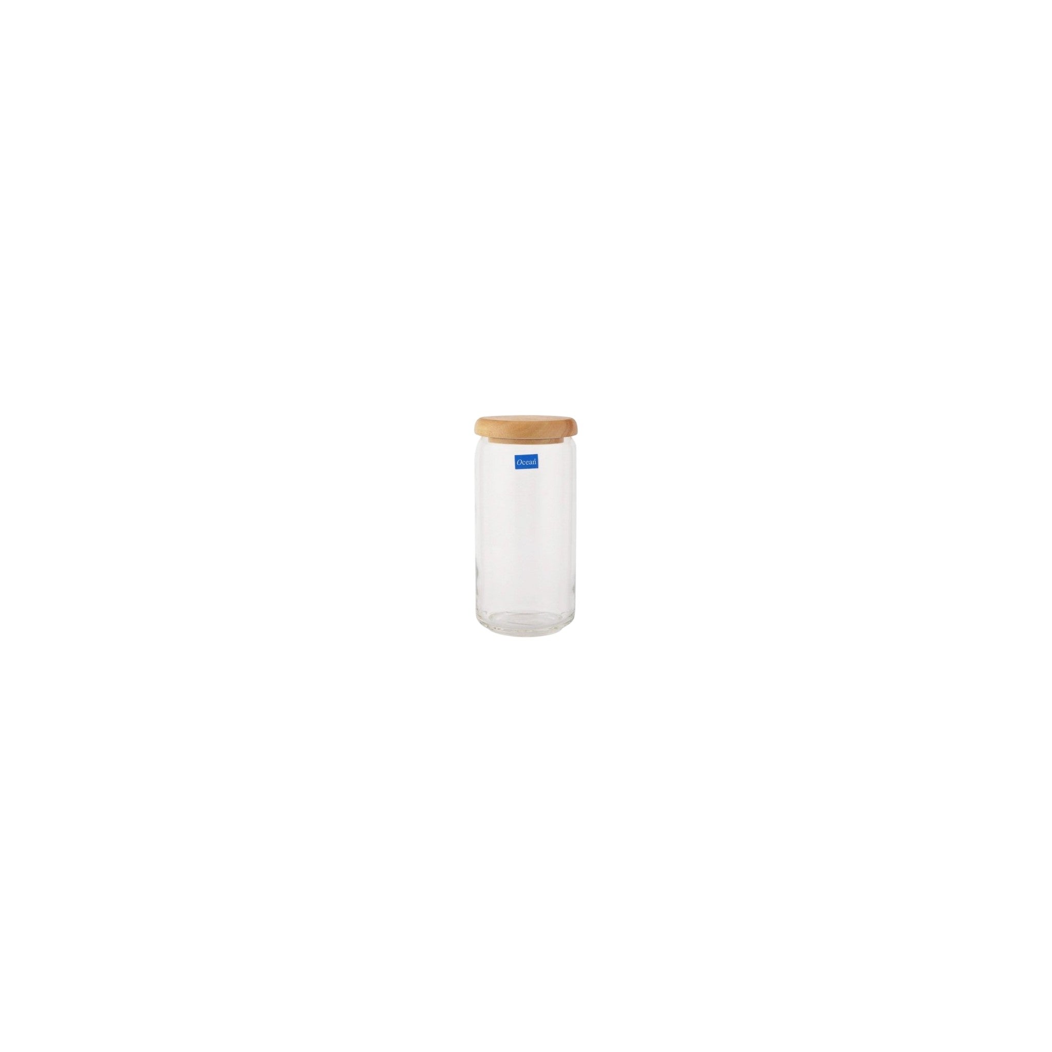 Ocean Wooden Pop Jar 1000Ml 1Pc