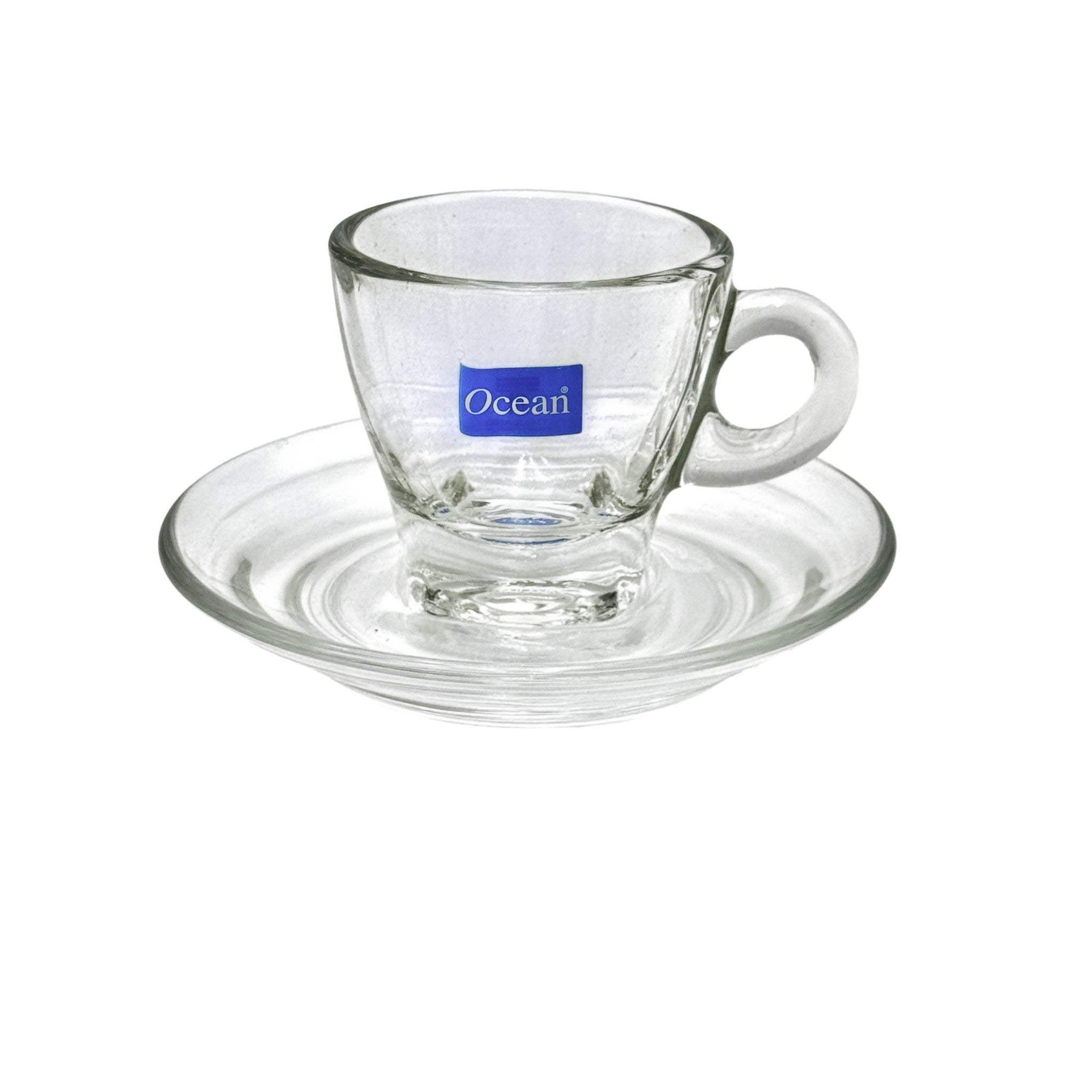Ocean Caffe Espresso Cup and Saucer 6Pcs Set