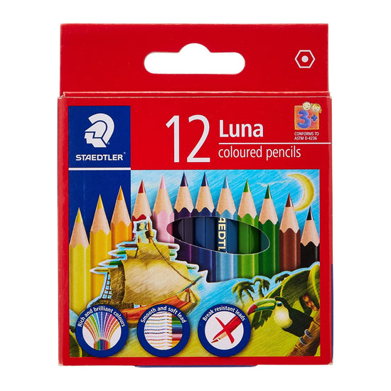 Staedtler Luna Colour Pencils Short 12 Colours