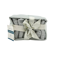 Face Towel Flannel 100% Cotton Sage 30x30 CM 6 Pcs
