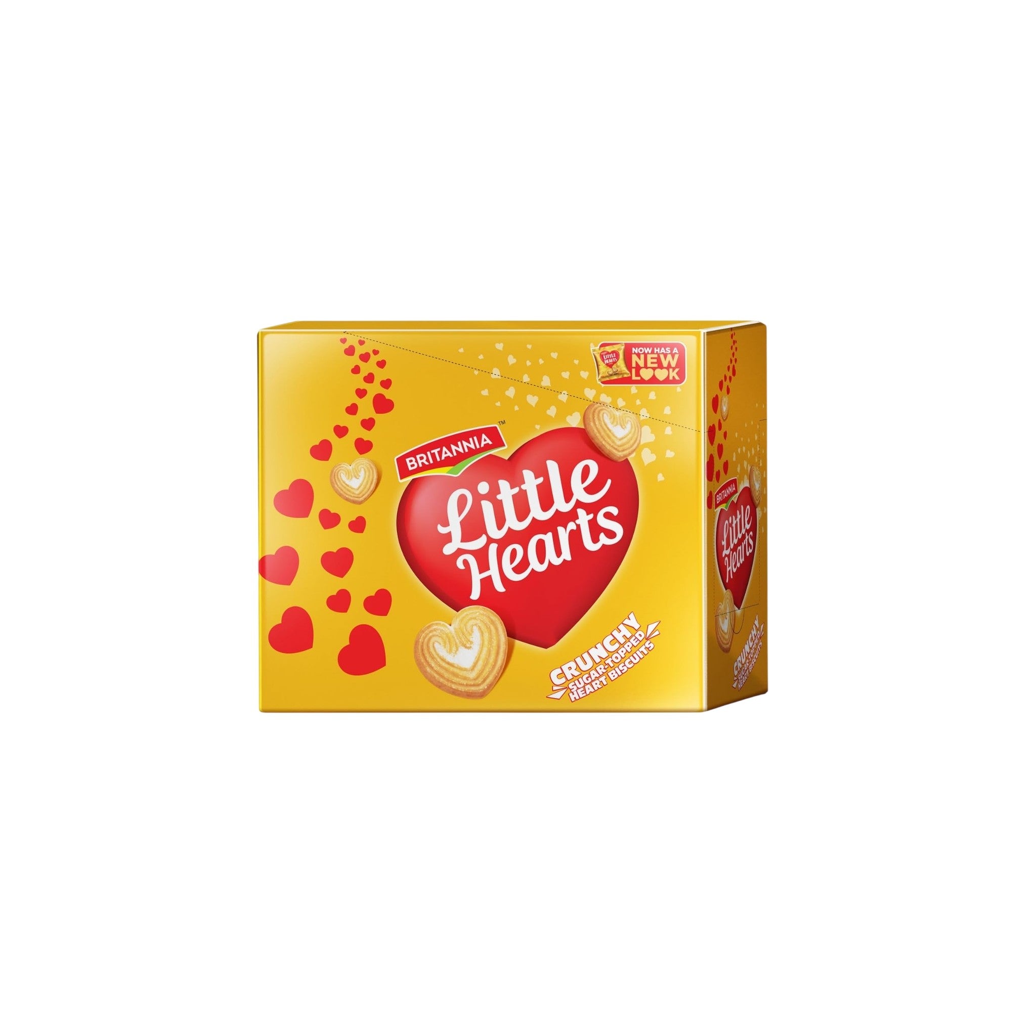 Britannia Little Hearts Biscuits 8x50.5 gm
