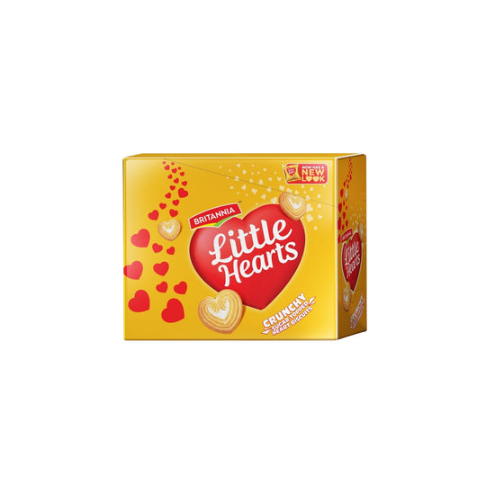 Britannia Little Hearts Biscuits 8x50.5 gm