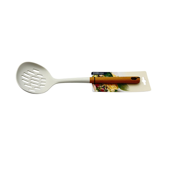 Orin Skimmer Silicone with Wood Handle 36x10.7x7 cm Ivory