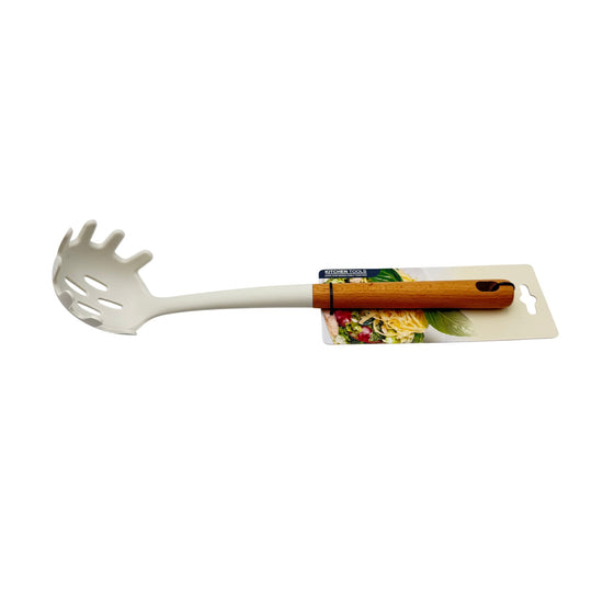 Orin Pasta Server Silicone 34.5 x 8.3 x 7.5 cm Ivory
