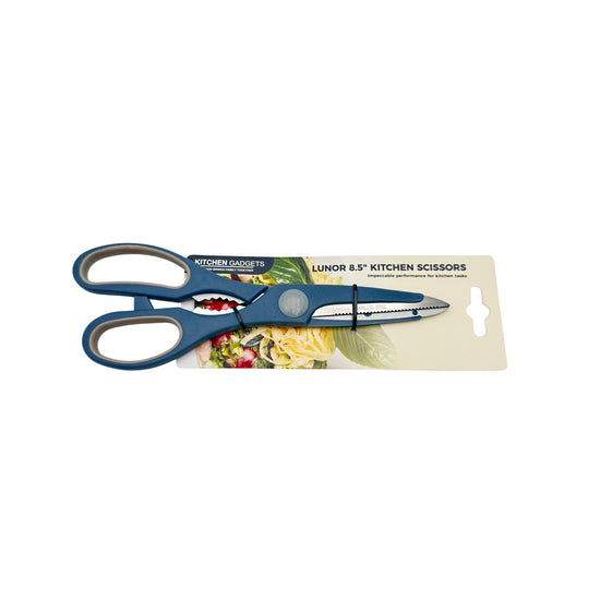Lunor 8.5 inch Kitchen Scissors 21.5 x 7.3 x 1.2 cm Blue
