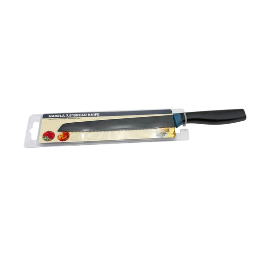 Nabela 7.5 inch Bread Knife 32.5 x 2.7 cm Black