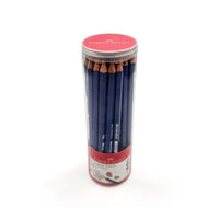 FABER CASTELL HEXA HB BLACK LEAD PENCIL WITH ERASER JAR OF 30 PC