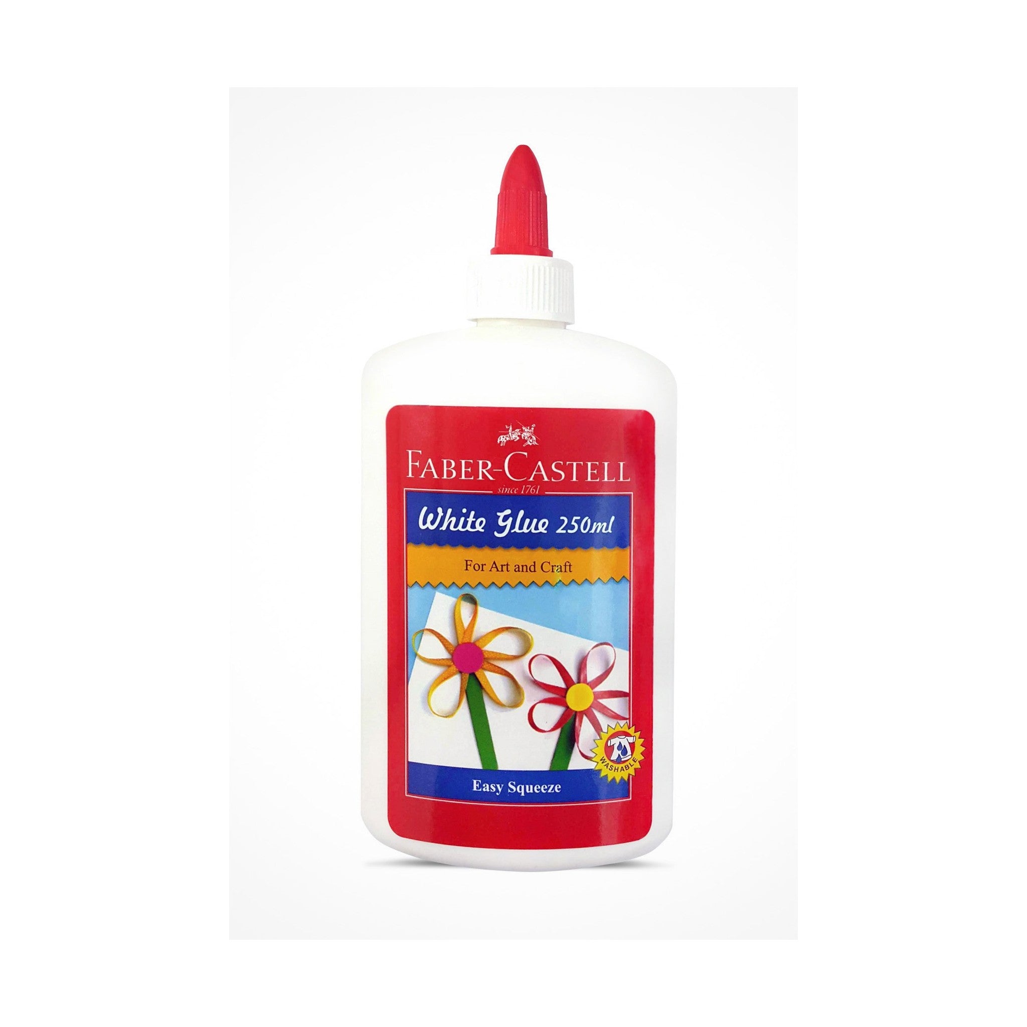 FABER-CASTELL WHITE GLUE IN A 250ML BOTTLE