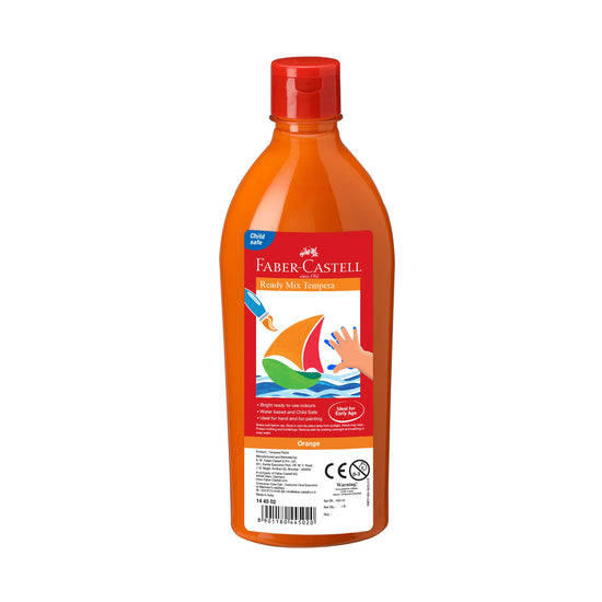 FABER-CASTELL TEMPERA-FUN PAINTS 500ML ORANGE