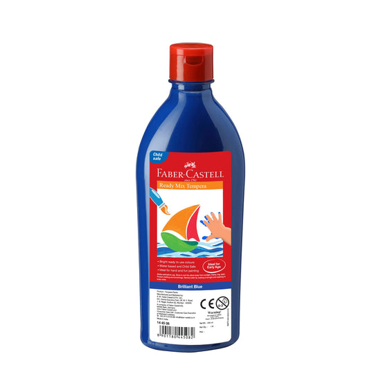 FABER-CASTELL TEMPERA-FUN PAINTS 500ML DEEP BLUE