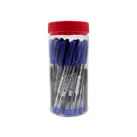 FABER CASTELL BALL PENS 0.7MM JAR OF 25 PC- BLUE