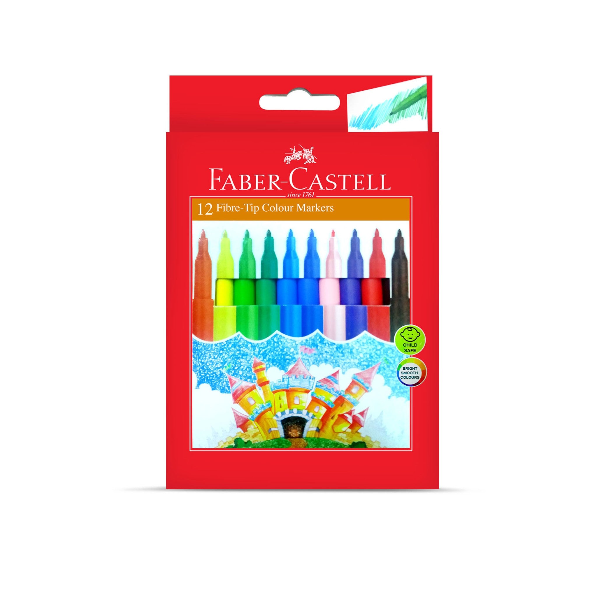 FABER-CASTELL COLOR BODY FELT PEN 12 COLOR