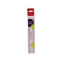 FABER-CASTELL CLEAR SLIM PLASTIC RULER 15CM