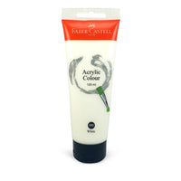 FABER-CASTELL ACRYLIC COLOR 120ML TUBE WHITE