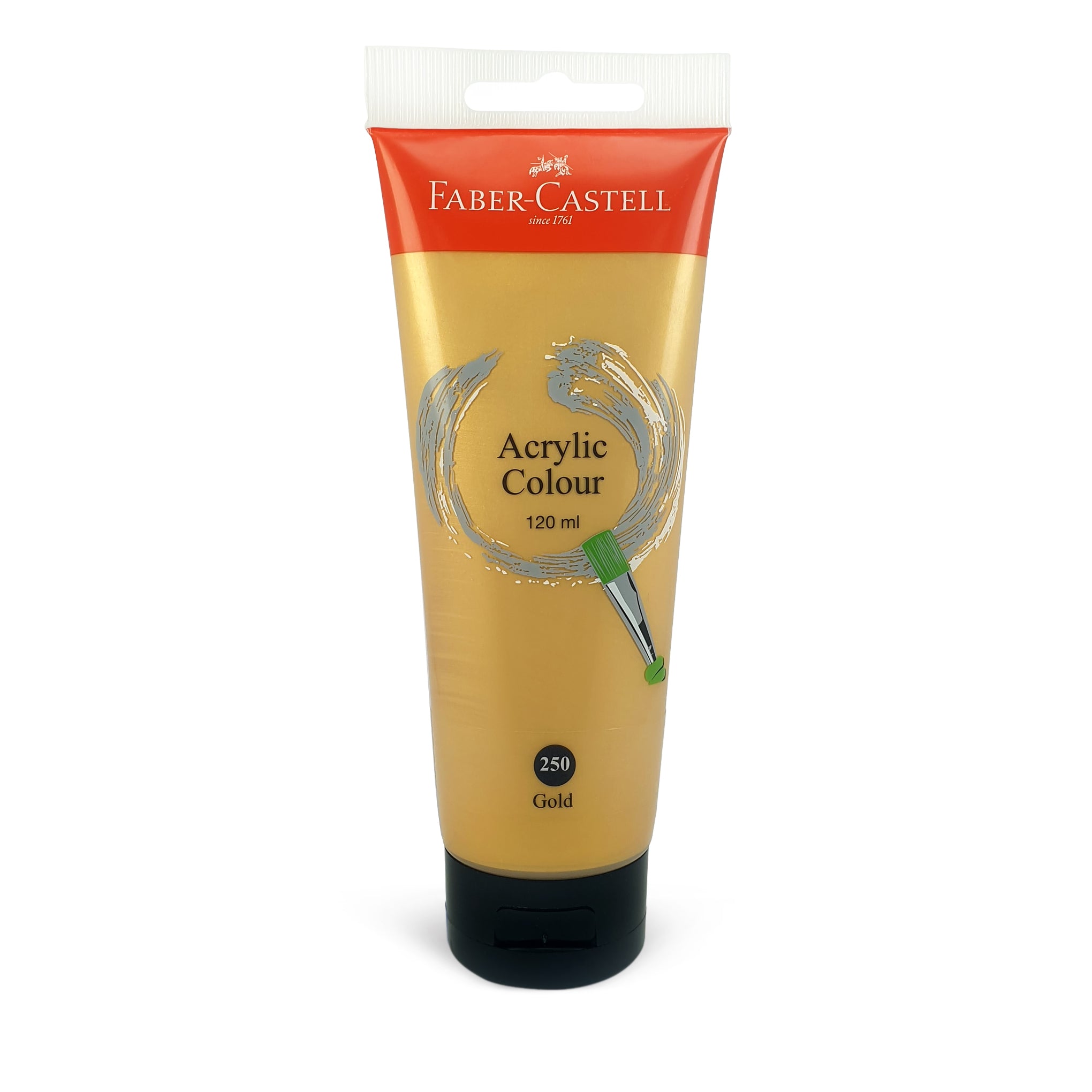FABER-CASTELL ACRYLIC COLOR 120ML TUBE GOLD