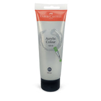FABER-CASTELL ACRYLIC COLOR 120ML TUBE SILVER