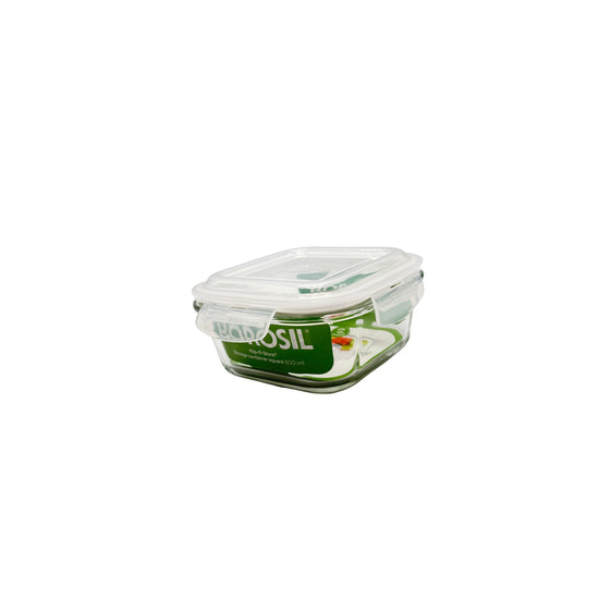 Borosil Glass Klip N Store Square 800 ml