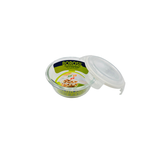 Borosil Glass Klip N Store Round 620 ml
