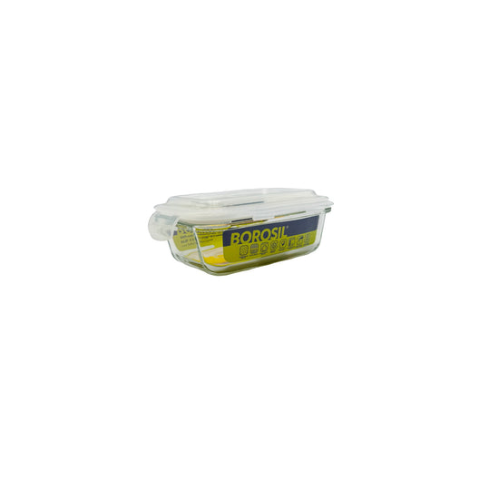 Borosil Glass Klip N Store Rectangular 640 ml