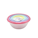 Everyday Prism Round Container PP Pink Lilac Blue Green Yell