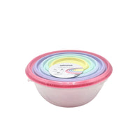 Everyday Prism Round Container PP Pink Lilac Blue Green Yell