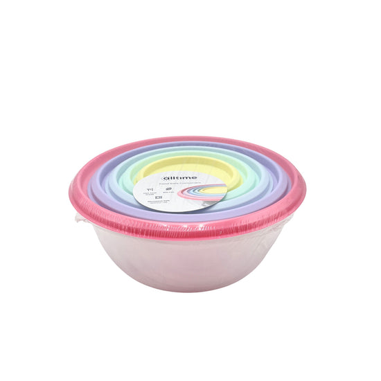 Everyday Prism Round Container Set of 5 Multi