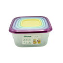 Everyday Prism Square Container PP Purple Lilac Blue Green Y