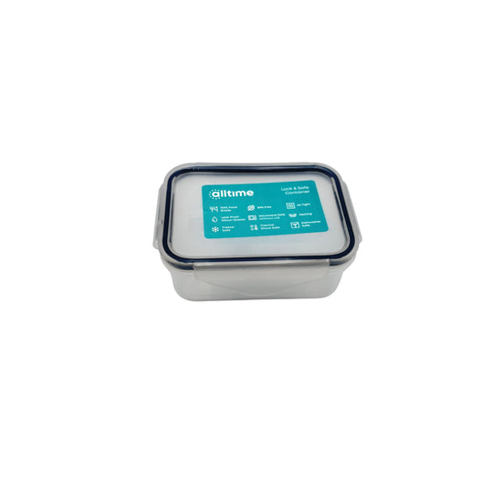 Basic Glass Lock and Safe Container 350 ml 13 x 10 x 5 cm