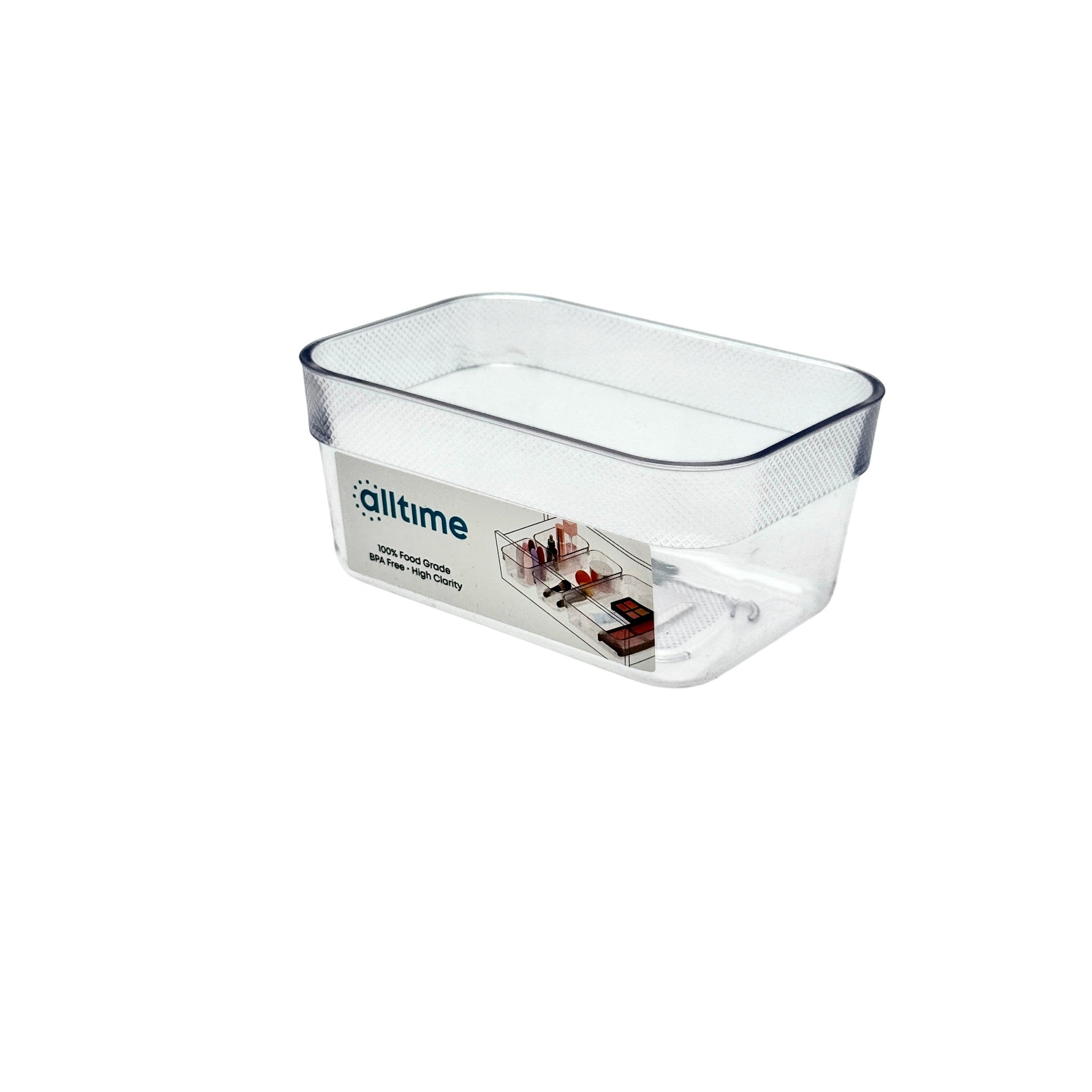 Everyday Meleg Narrow Fridge Bin Pp Natural 11.85*8.1*5.5 Cm