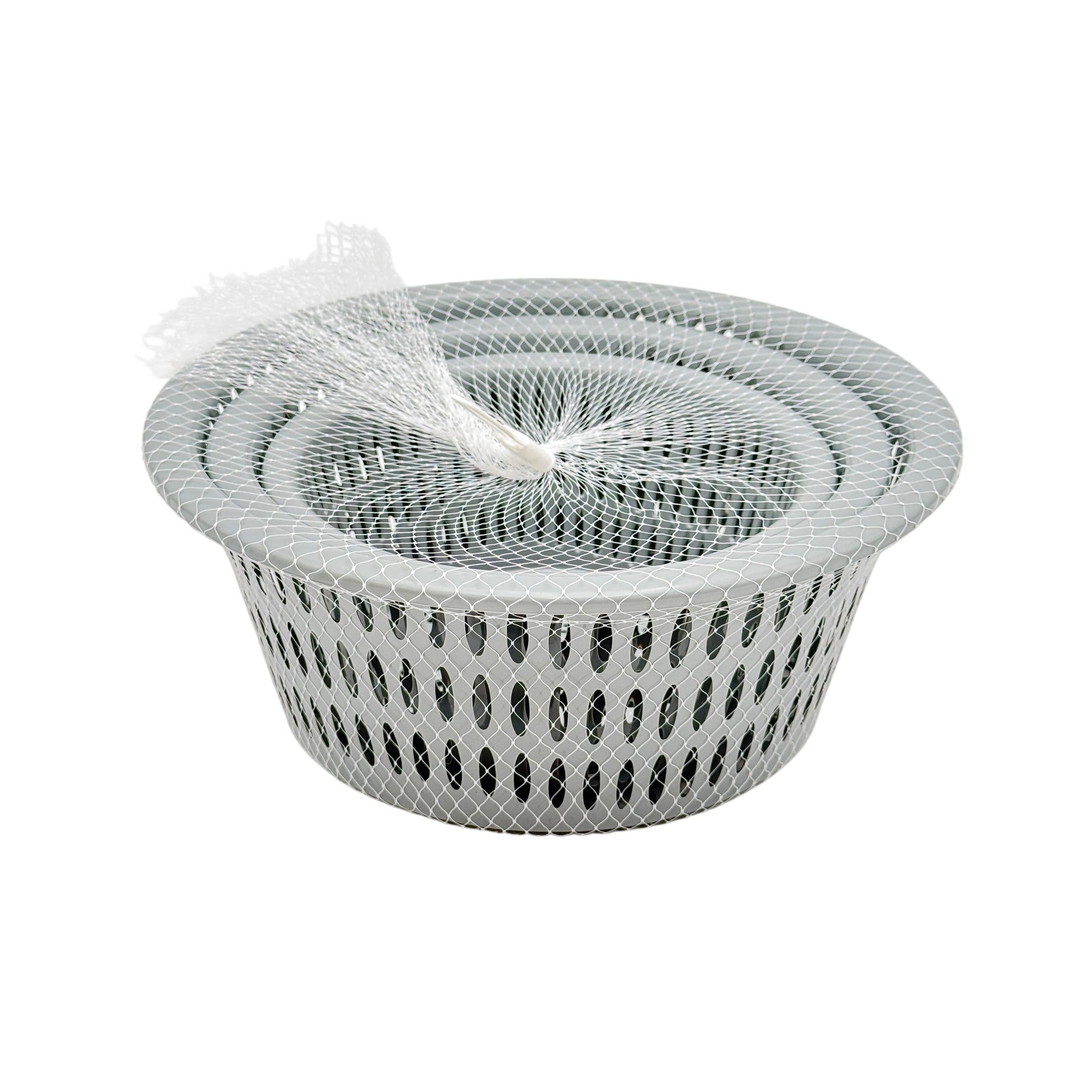 Basic Easy Round Basket Set Hdpe Aquifer Grey Moonlight 27*2