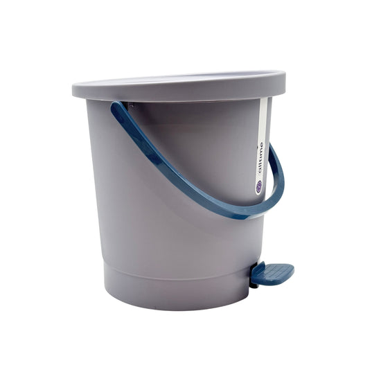 Basic Plastic Crescent Pedal Bin 7 l 26.5 x 25.5 x 26.5 cm