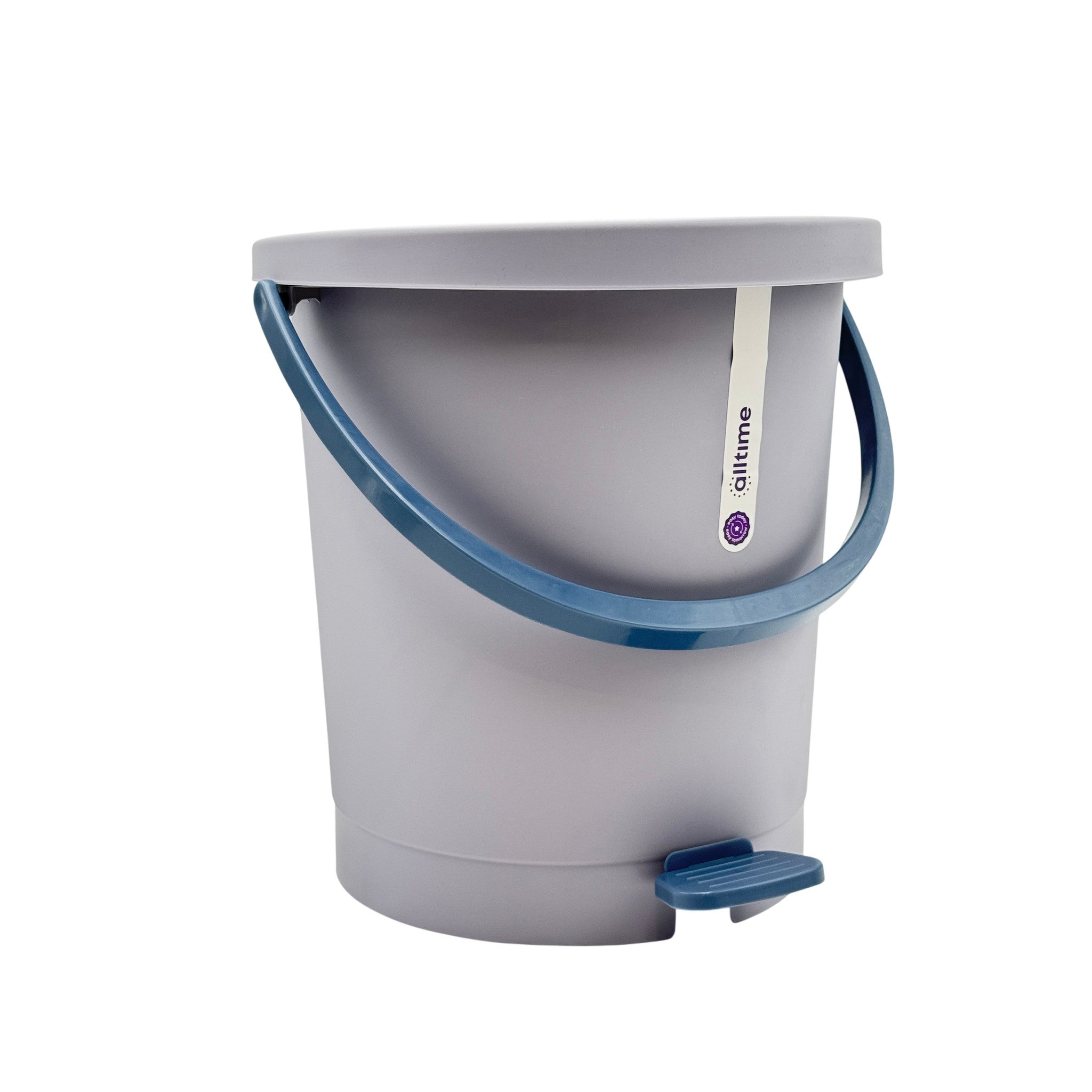 Basic PP Crescent Pedal Bin Moonlight Soft Silver 12000 ML