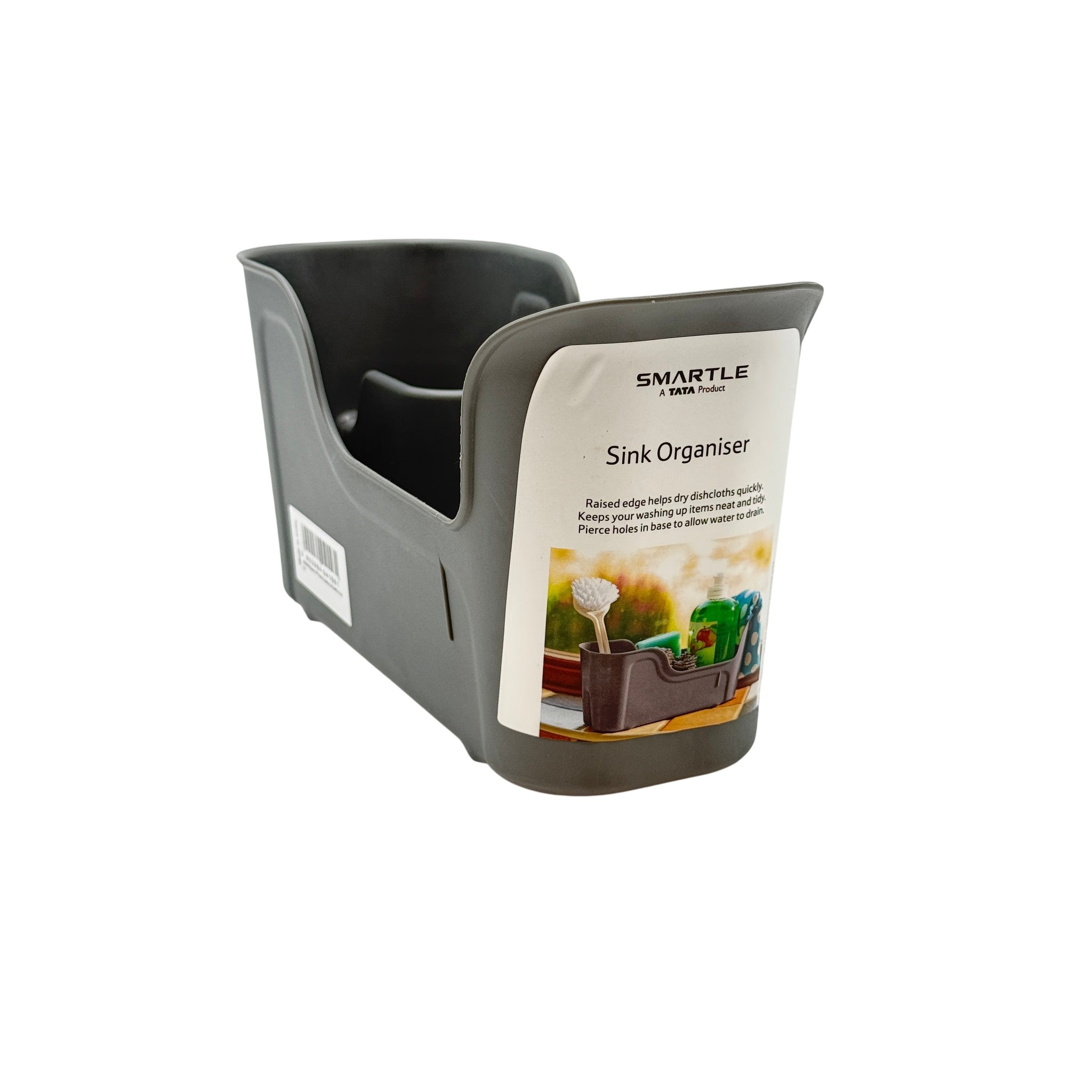 Basic PP Sink Caddy Black Beige Grey 24.2x97x12.8 CM