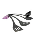 Basic Spatula Turner San Black 32 CM 4 Pcs